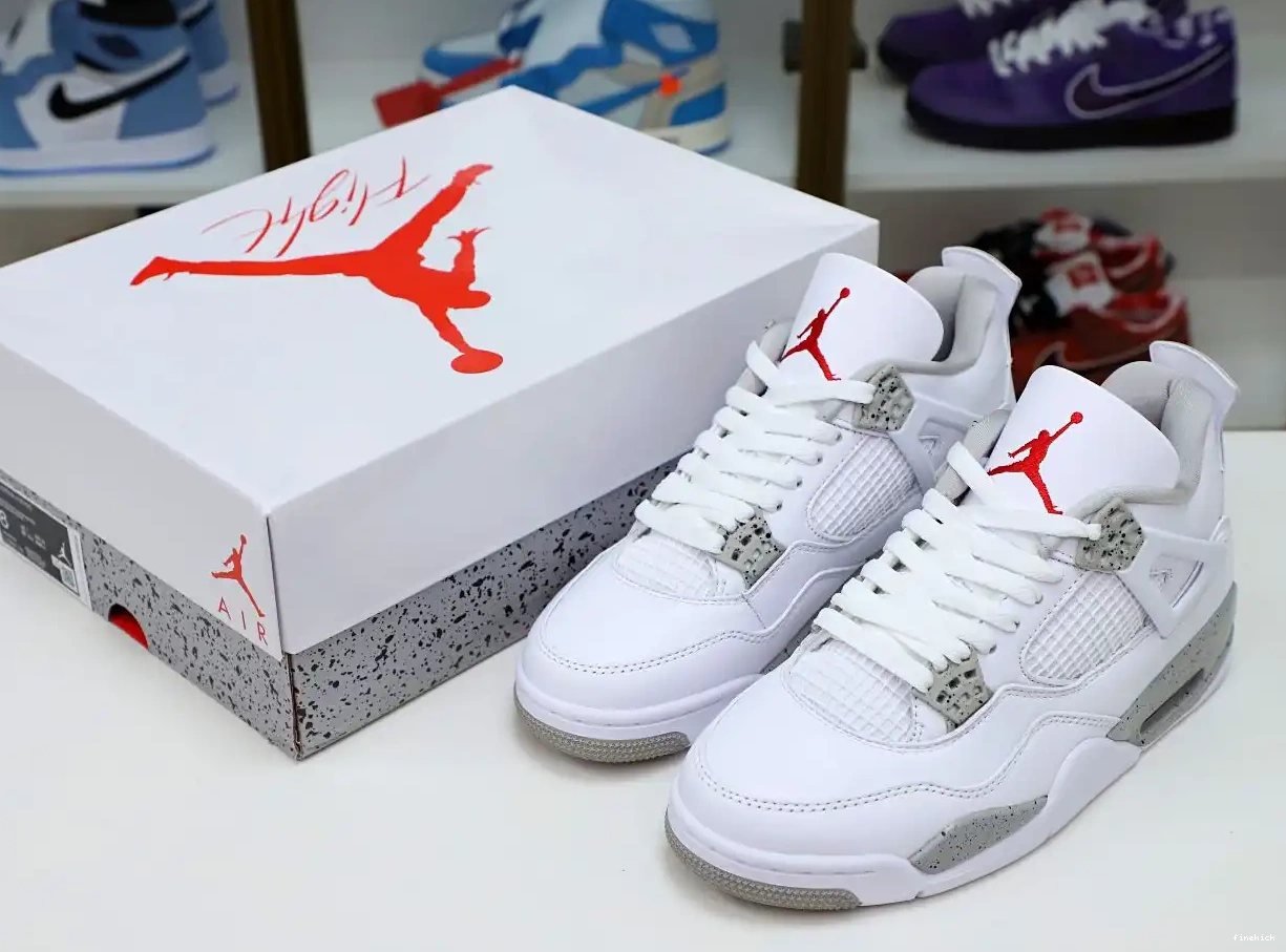 OREO' JORDAN AIR 4 'WHITE RETRO 0616